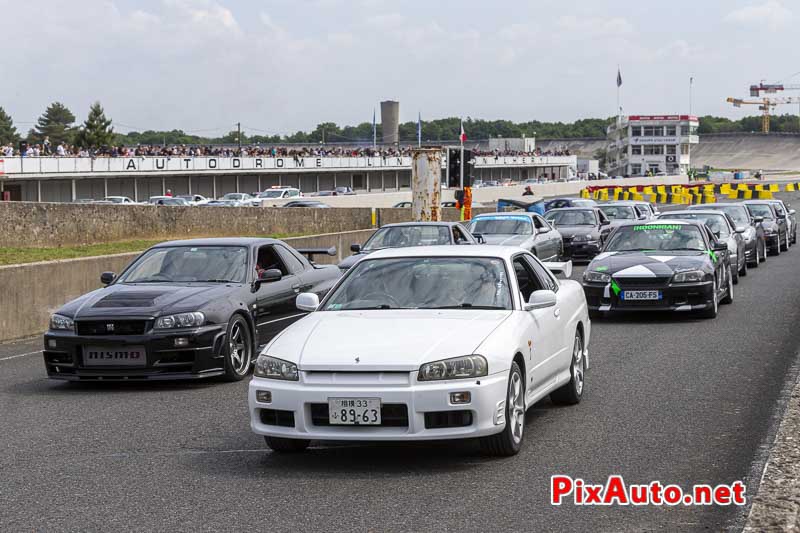 Jap'n Car Festival 2019, Parade Nissan Skyline